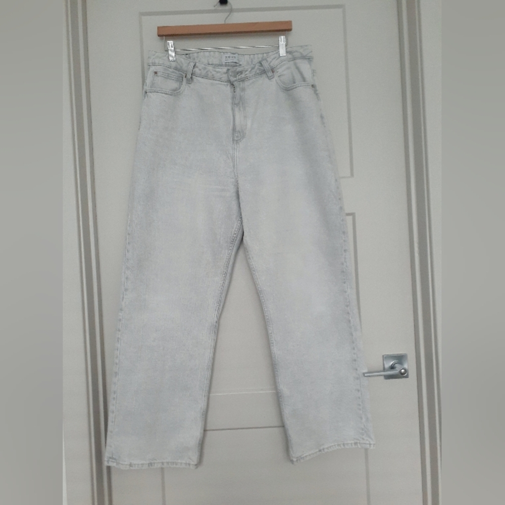 Primark High Rise Wide-Leg Straight Denim Jeans